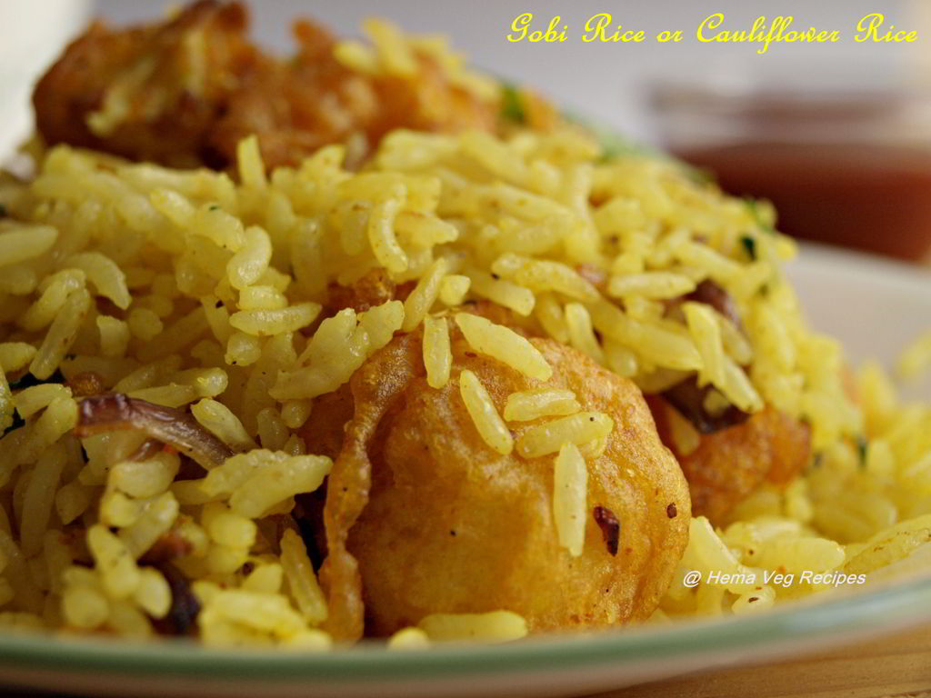 Gobi Rice or Cauliflower Rice