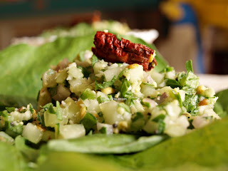 Radish Leaves Salad or Radish Green Salad