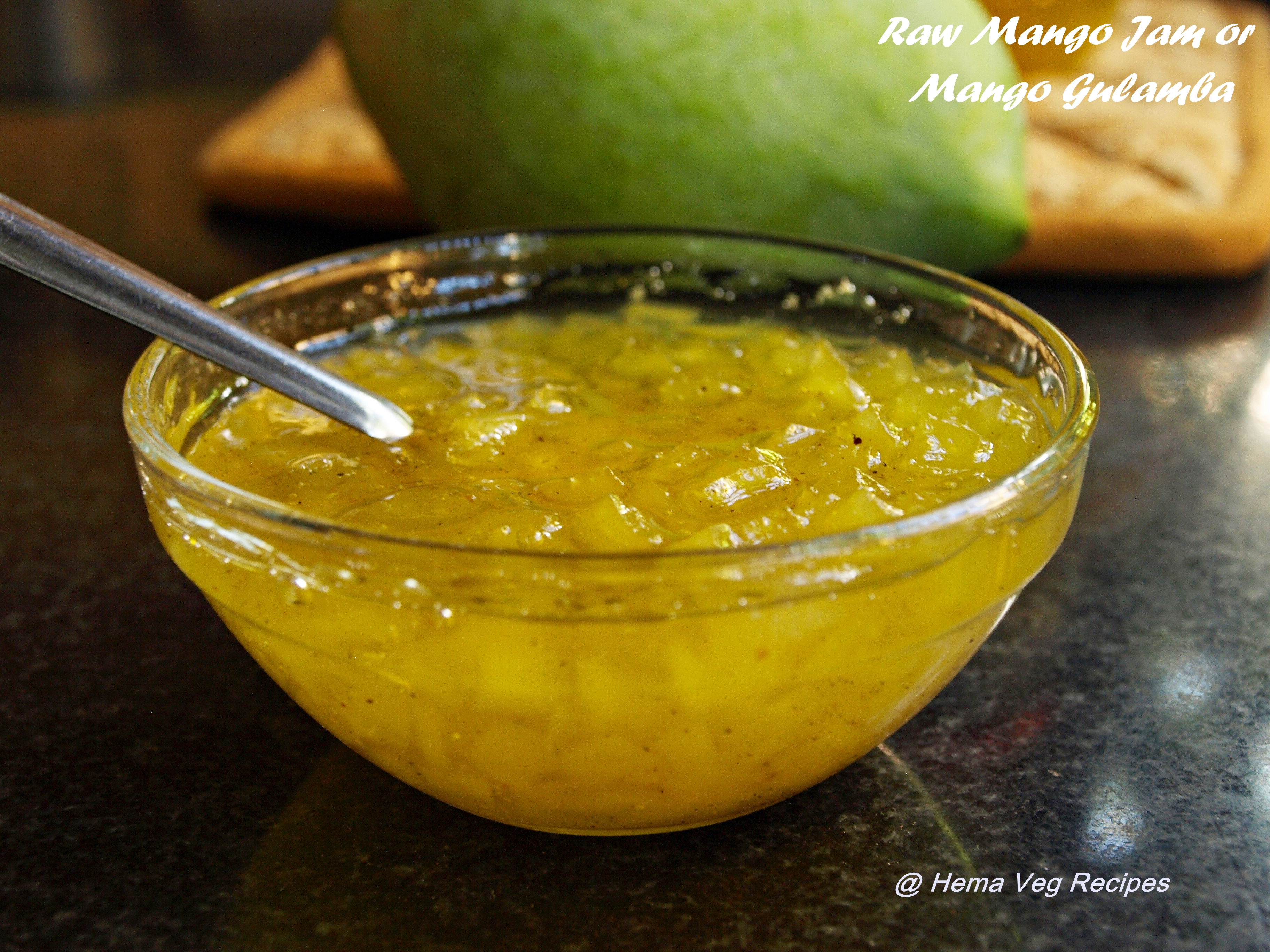Raw Mango Jam or Mango Gulamba